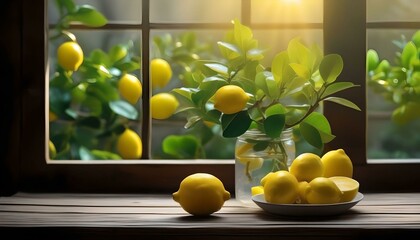 lemons in the window