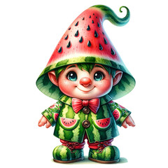Watermelon ,Gnome Clipart ,Sublimation, Watermelon clipart Gnome, Watermelon, Gnome, Clipart...