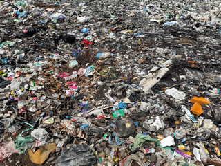 The huge piles of rubbish in dumps
