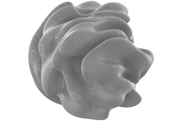 Abstract 3D Wavy Striped Backgrounds gray 