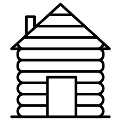 Wooden House Icon