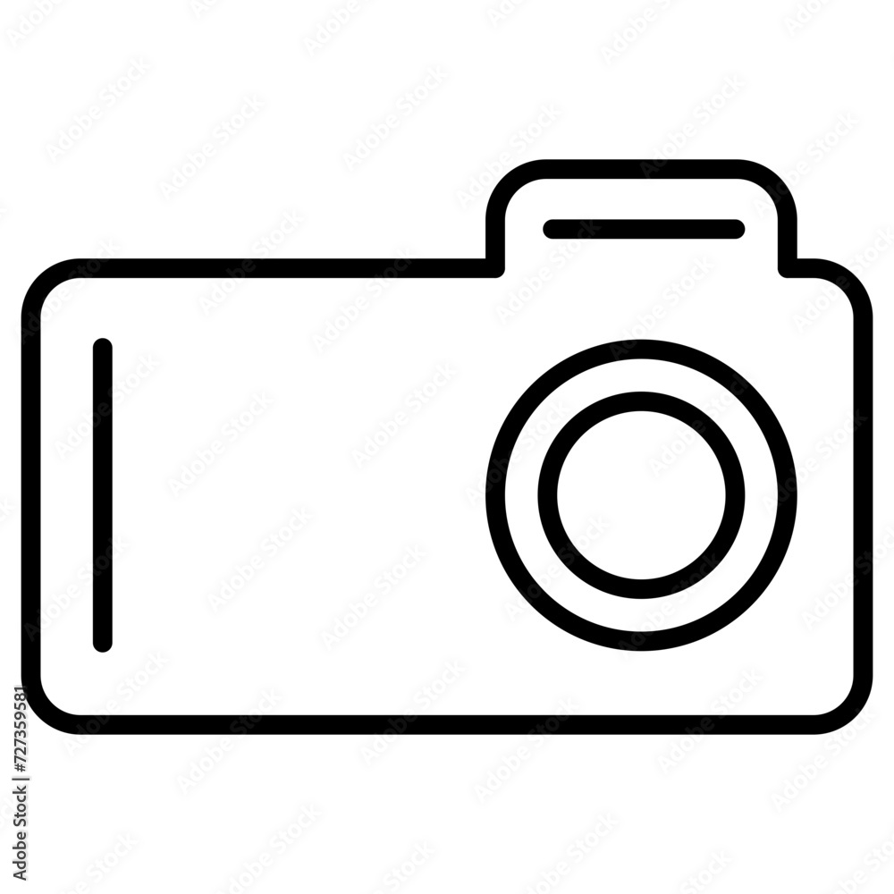 Wall mural camera icon