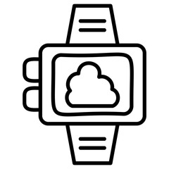 Smartwatch Weather Icon