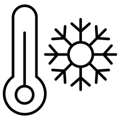 Cold Temperature Icon