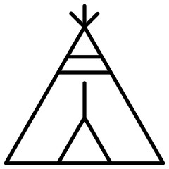 Desert Tipi Icon © Icons Studio