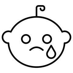 Sad Baby Icon