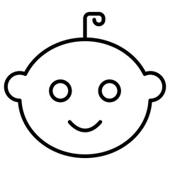 Baby Smile Icon