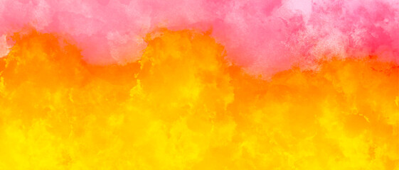 colorful watercolor background. orange pink background.