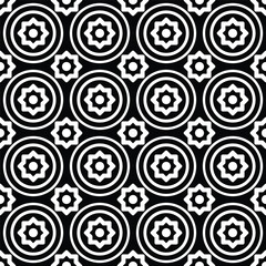 Seamless pattern with abstract geometric vector