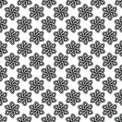 Seamless pattern with abstract geometric vector