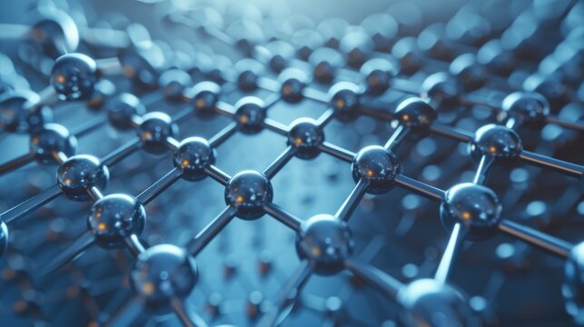 3D visualization of graphene molecules