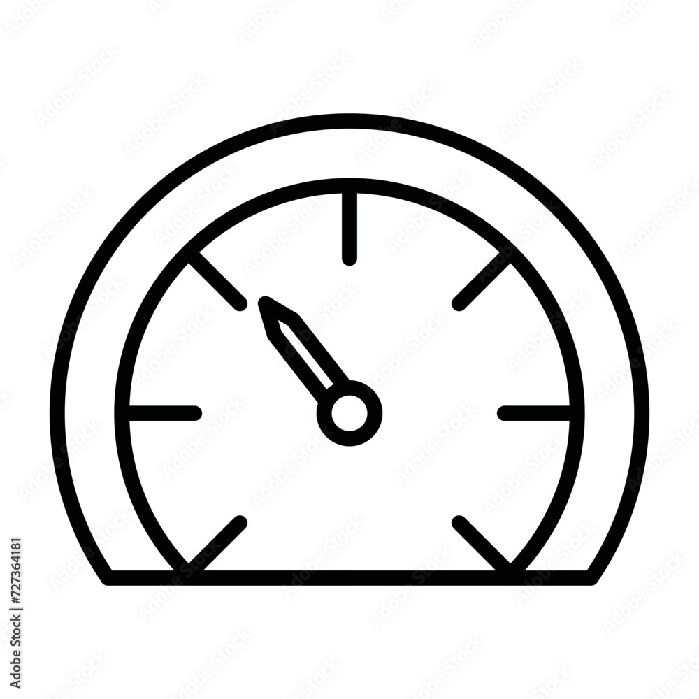 Sticker barometer icon