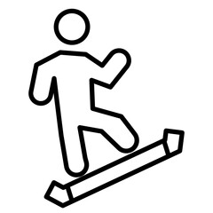 Snowboarder Icon