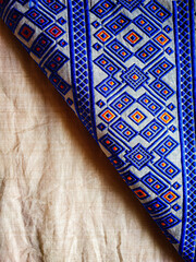 tribal pattern or ethnic pattern is used for assam motif design or muga silk of assam. similar to ukrainian pattern or russian  pattern.