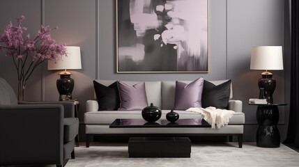 Opt for a monochromatic color palette with contrasting elements to create a sophisticated and contemporary lookar
