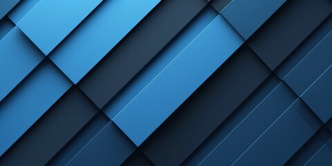 Modern, Clean Tech Design With Diagonal Blue And Black Gradient Background. Сoncept Minimalistic Architecture, Abstract Art, Futuristic Gadgets, Nature Landscapes, Urban Street Photography