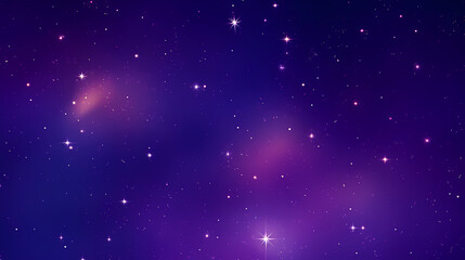 Naklejka na ściany i meble Mysterious star themed gradient background with countless twinkling stars