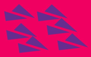 Purple side triangles. Focused on abstract art and developed at different points of creation. Vector illustration. It can be used for various options such as posters, banners, notebooks and more.