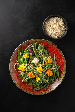 Stir Fried Vegetables with Flowers