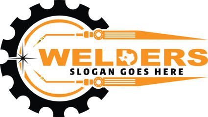welding logo, metalwork emblem, fabrication design mark, modern welding branding, industrial icon, professional logo for welding services, welding and fabrication emblem, 