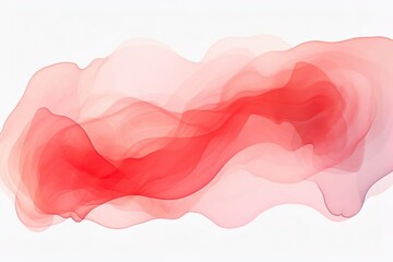 Abstract Wave in redt collors, Watercolor Art