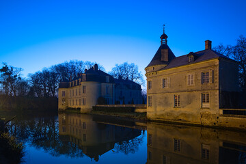 Malicorne castle on Sarthe