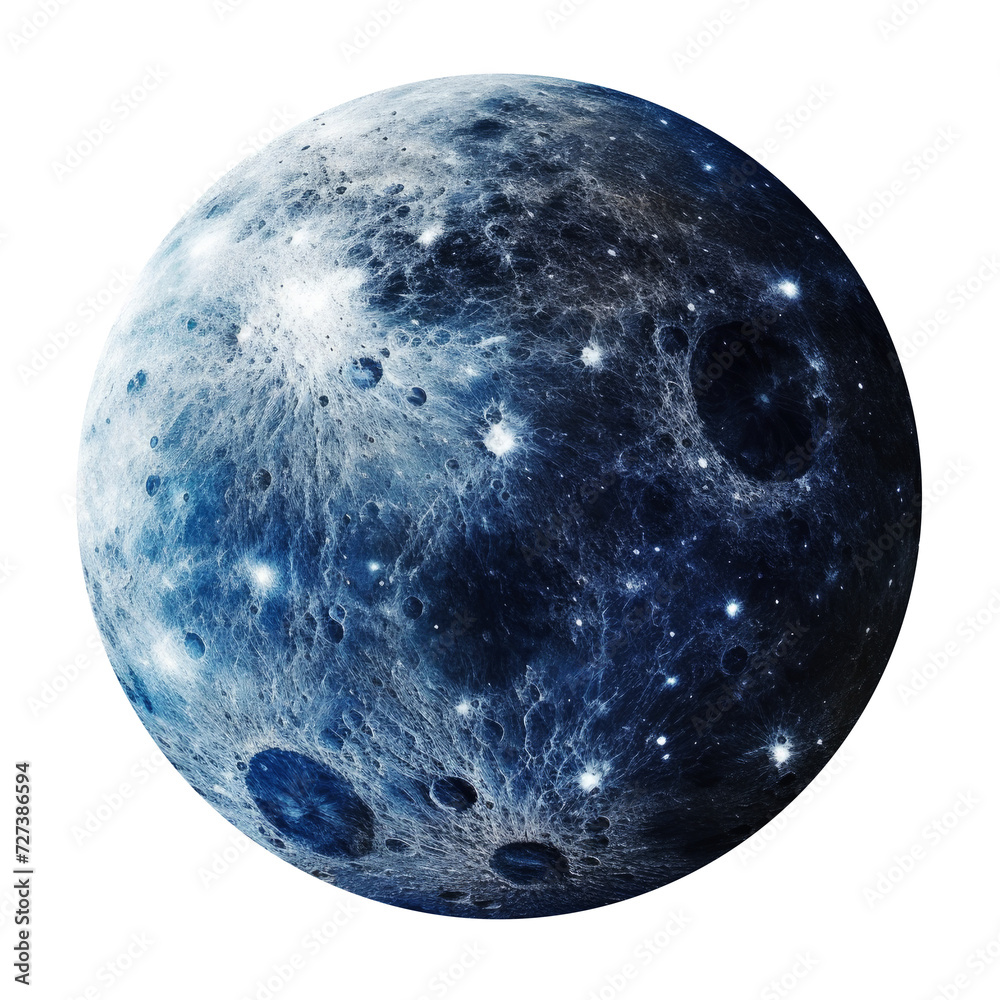 Canvas Prints moon isolated on transparent background.
