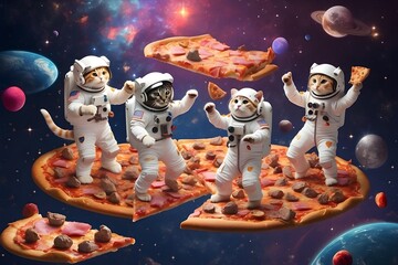 cats in space, astronaut cat,