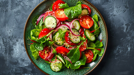 Fresh and Healthy Vegetable Salad: A Nutritious Feast for the Eyes and Tastebuds