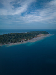 Fototapeta na wymiar Beautiful View of Banda Island in Central Maluku, Indonesia