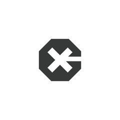 XG or GX logo and icon design