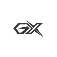 Obraz premium XG or GX logo and icon design