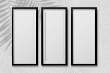 Realistic picture frame collage isolated on white background for mockup. Perfect for your...