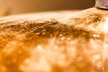 Close Up of a drum cymbal