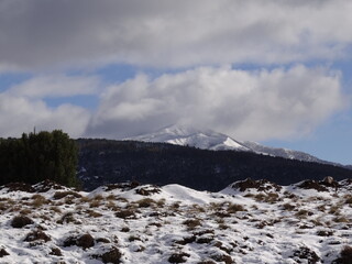 clouds and mountains
