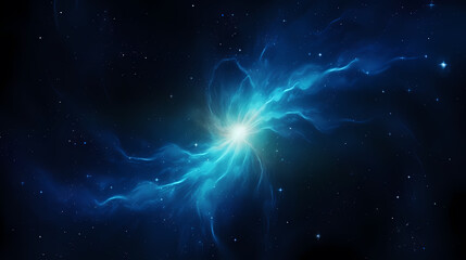 Space galaxy background, 3D illustration of nebulae in the universe