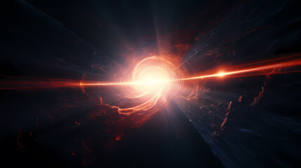 Space galaxy background, 3D illustration of nebulae in the universe