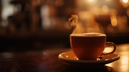 Obraz premium the craftsmanship of a perfectly brewed espresso