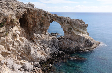 Felsentor bei Charaki auf Rhodos