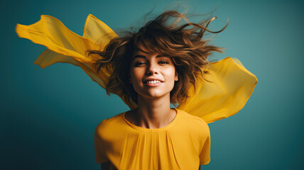 Portrait of a smiling young woman