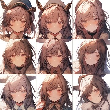 Compilation of stunning anime girl avatars.