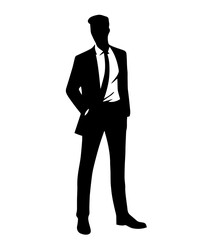 Man Vector Silhouette Large Collection