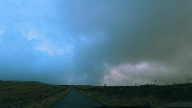 Video of the car driving at speed in Yorkshire Dales p1