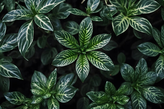 Top view of close-up plant wallpaper