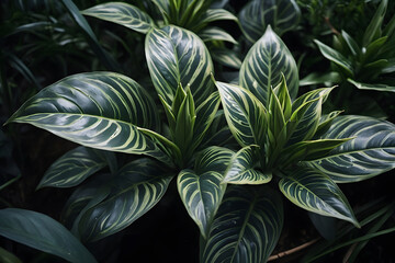 Top view of close-up plant wallpaper
