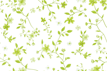 Pastel Flowers Seamless Pattern Design