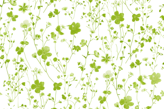 Pastel Flowers Seamless Pattern