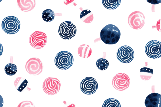 Seamless Pastel Candies Pattern