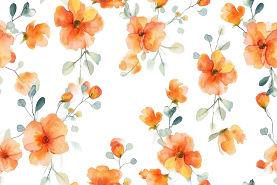 Pastel Floral Seamless Pattern