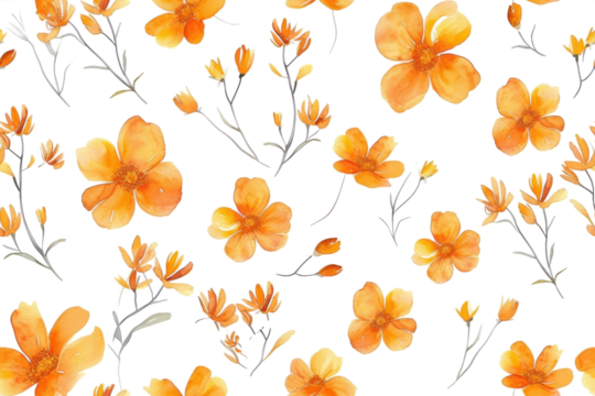 Pastel Floral Seamless Pattern